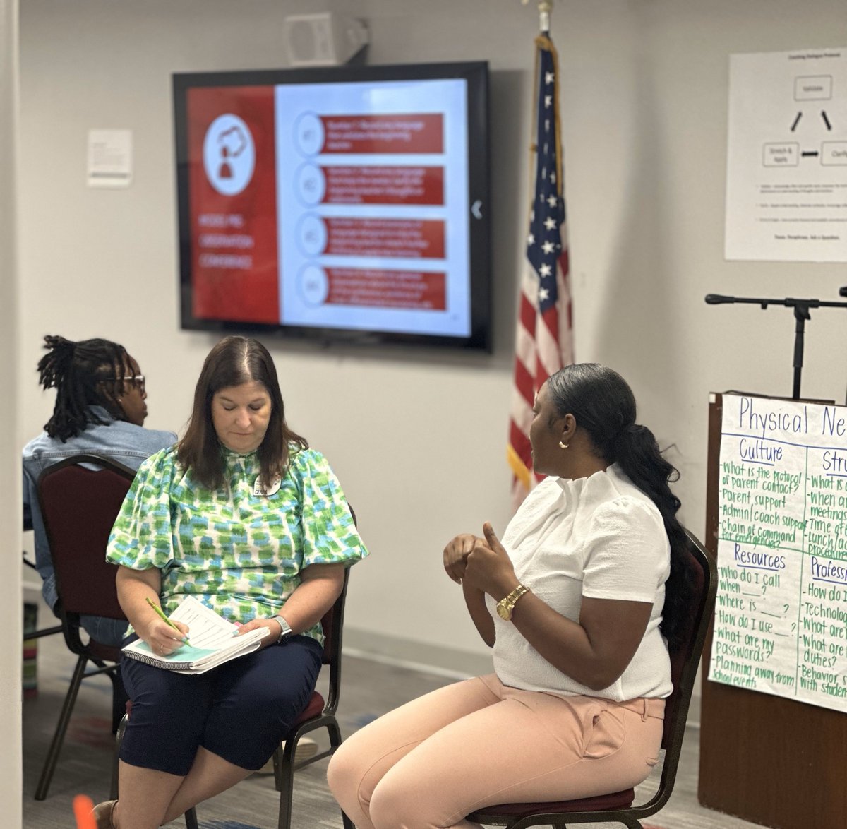 cerrasc's tweet image. Experienced mentors interested in becoming a trainer must attend a two-day Mentor Trainer Certification Training.  On July 25&amp;amp;26, mentors from around the state attended Trainer Certification and are eager to coach teachers in their districts.   #TeacherMentors #MentorDevelopment