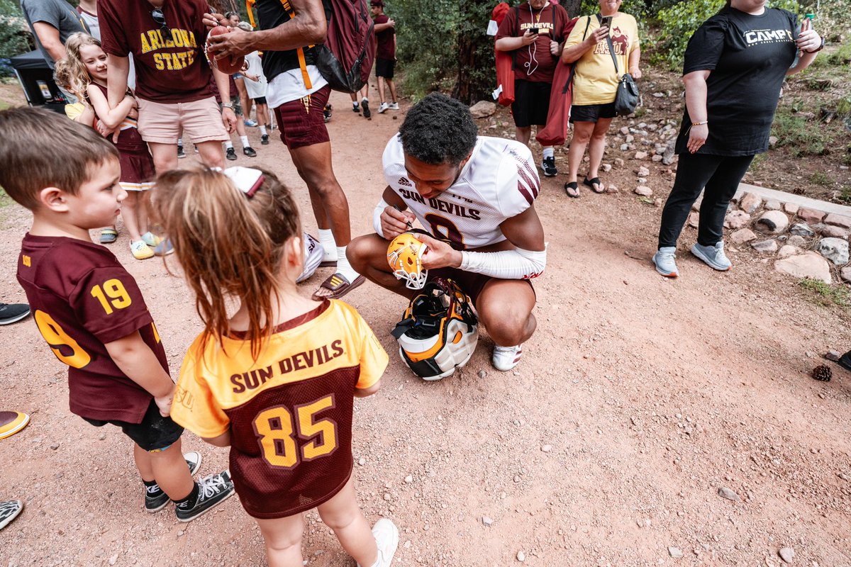 Only love for #SunDevilNation 🤝

#ForksUp /// #CampTontozona24