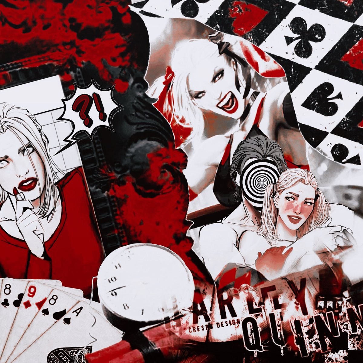 ⠀
 ⠀
 ⠀ ⠀ ⠀RED     IS     THE     COLOR     OF
            LOVE    ——    HARLEY    QUINN
 ⠀
 ⠀