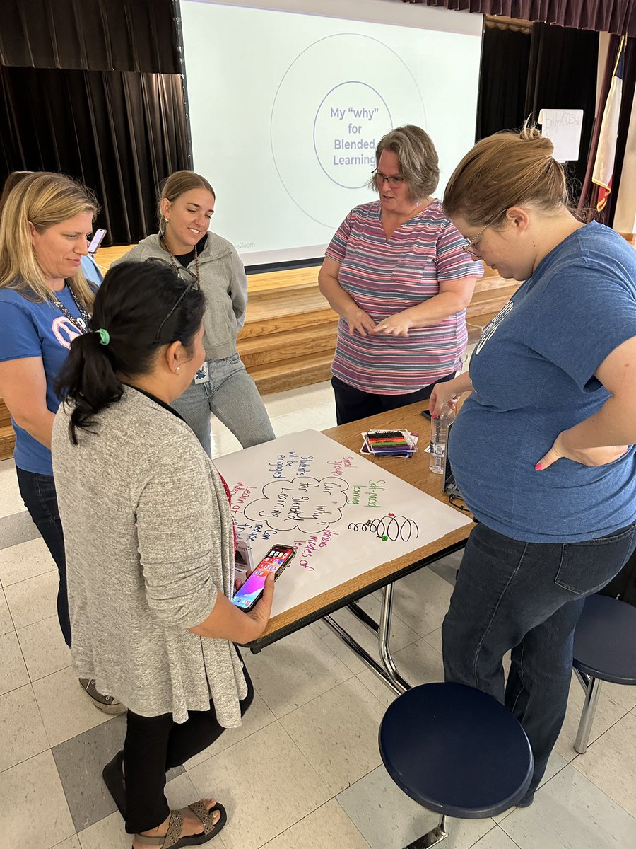 JillVaughan10's tweet photo. Devon and I were thrilled to see the incredible progress Cedar Creek ES made with blended learning and station rotation! Your commitment to engaging and innovative education is truly inspiring. Keep up the great work in making learning more interactive and personalized for ALL! https://t.co/G9lzL7Hwnx