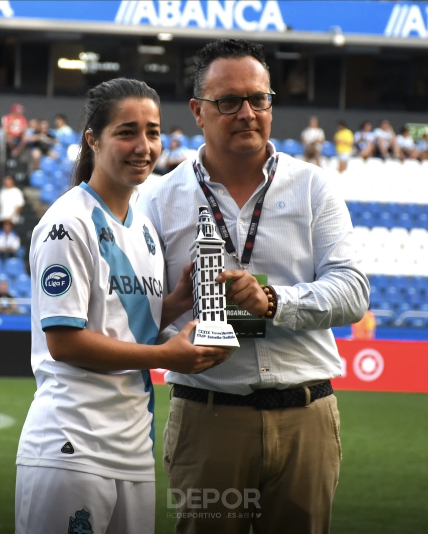 Eva Dios xogadora MVP <a href="/estrellagalicia/">Estrella Galicia</a> 

Parabéns, Eva! 💙