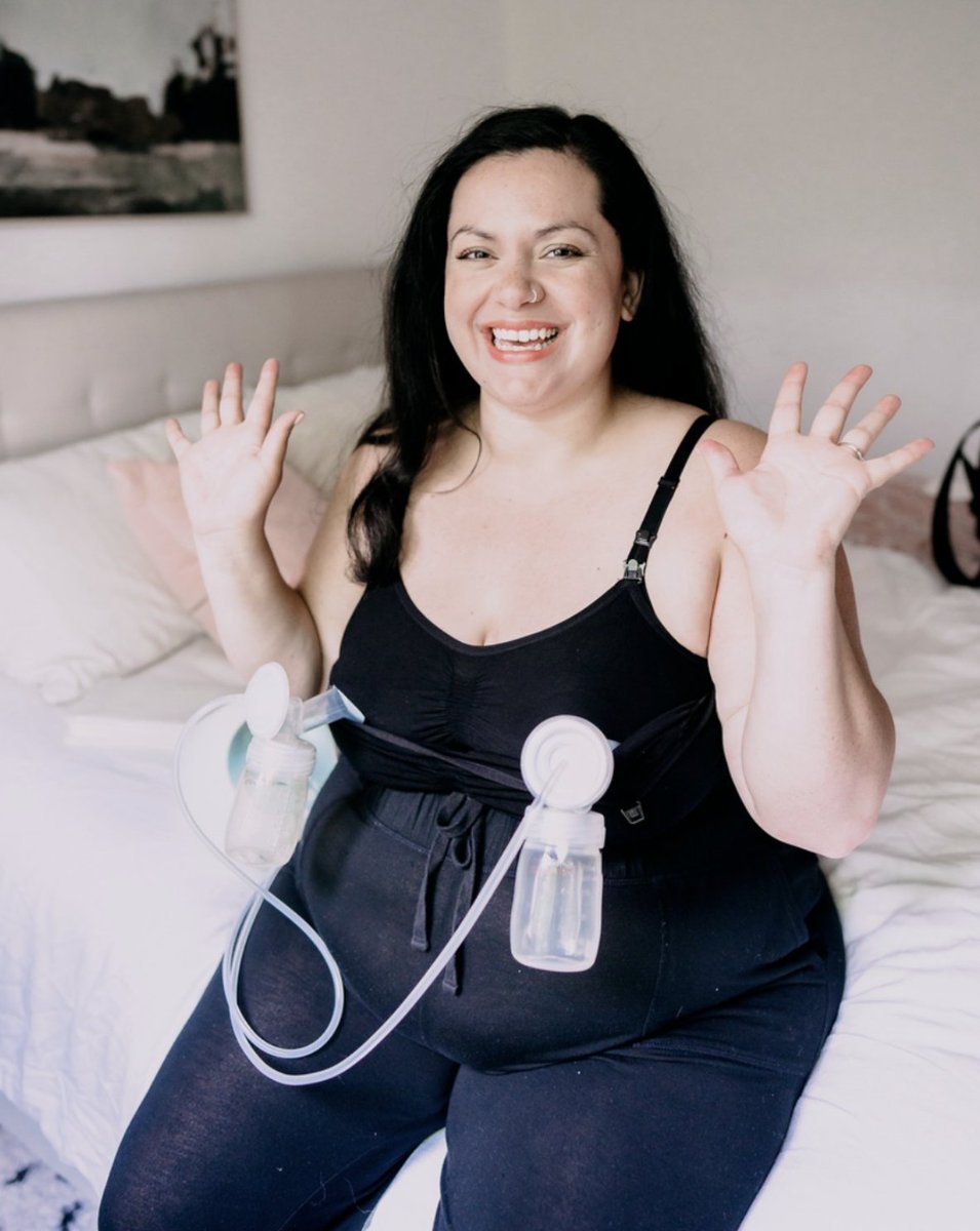 ⭐⭐⭐⭐⭐ "What a godsend! This bra is so comfy &amp; supportive, not to mention incredibly useful. There's even padding for the back hooks 😍" -Rebecca