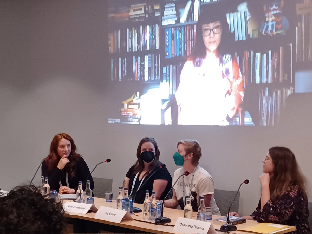 Rhiannon A Grist (@rhiannonagrist) on Twitter photo Also big props to <a href="/JoannaCorrance/">Joanna Corrance</a> who stepped in last minute to moderate. And it was her first time too! And at Worldcon! What a champ 💪 Also big props to <a href="/JoannaCorrance/">Joanna Corrance</a> who stepped in last minute to moderate. And it was her first time too! And at Worldcon! What a champ 💪