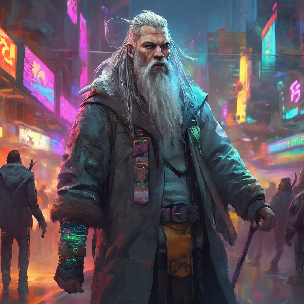 "In these troubling times, we rise — navigating neon-lit chaos with resilience and grit. Embracing the digital frontier, we forge our paths and redefine what it means to thrive. Together, we’re the future in a world of uncertainty. #CyberpunkSurvivors #Resilience"