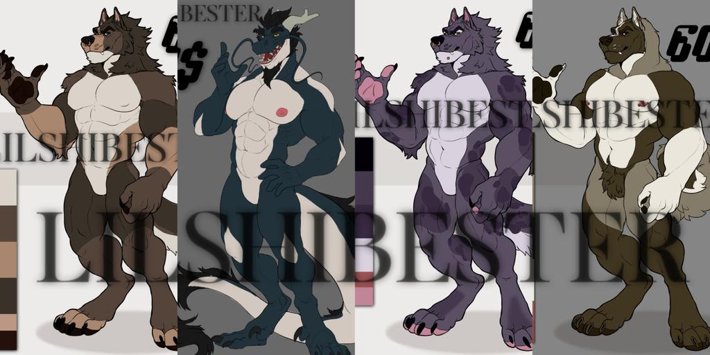 LilShibester's tweet photo. have my adopts still available! This batch is going for 45$ each and come with alts and back views. If interested pls dm me or comment below which you'd want ! https://t.co/bDMw324W8R
