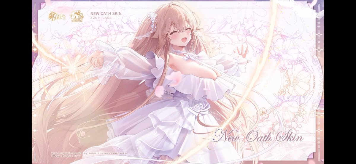 最後にアンカレッジのケッコン衣装を添えて、EN6周年生放送は終了です