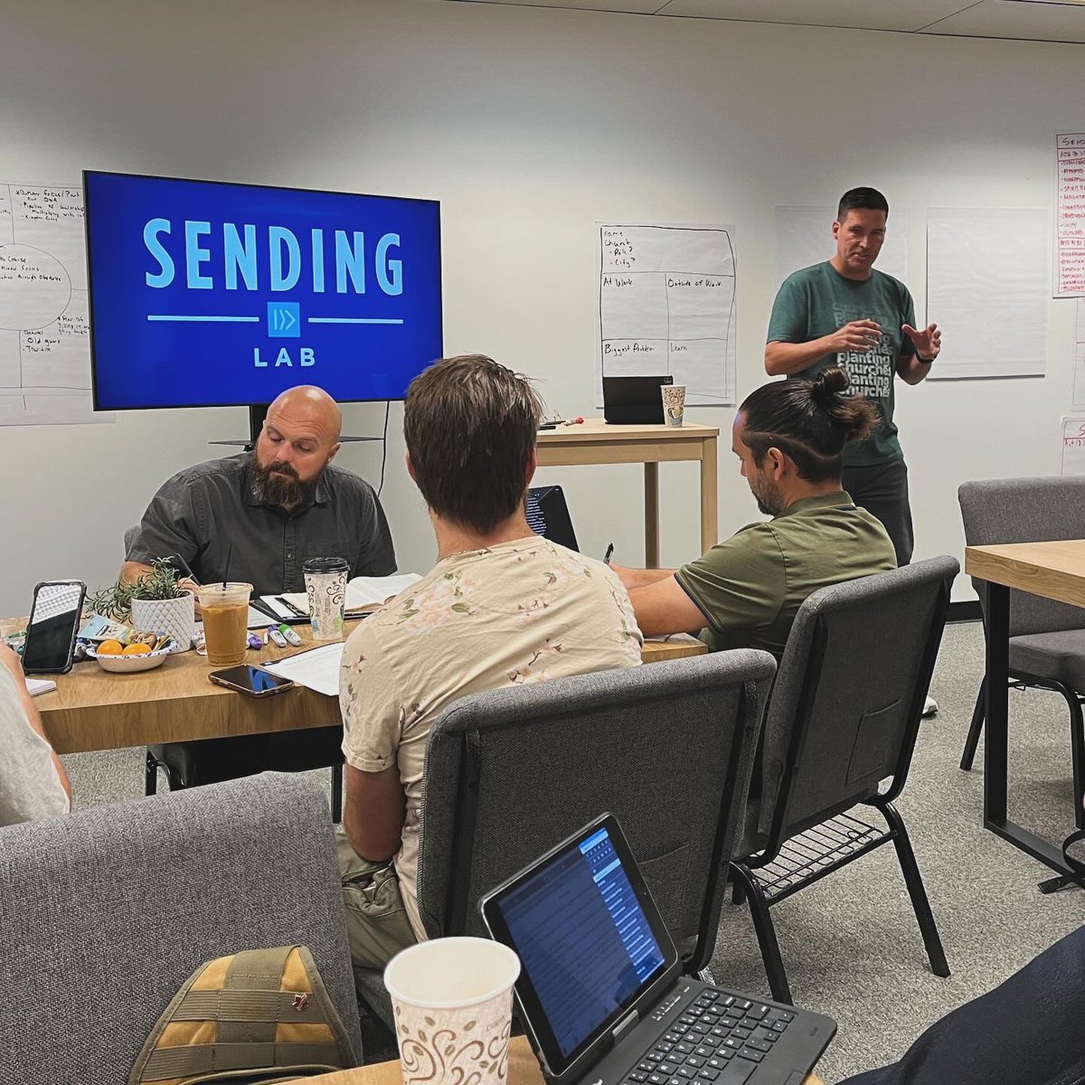 sendnetwork's tweet photo. When you plant with Send Network, we create opportunities for you to stay connected to other pastors who aim to grow in Christ, care for churches well, and participate in God’s redemptive mission. #deependevotion #sticktogether #engagethecity https://t.co/nQnQOYCBIS