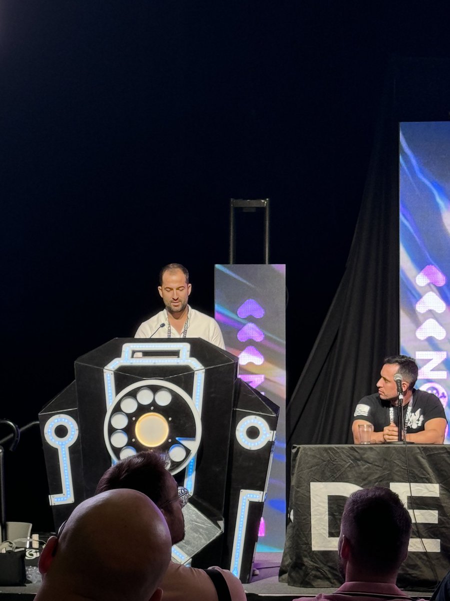 Proud mama moment! Krzysztof Okupski &amp; Enrique Nissim presenting at Def Con!