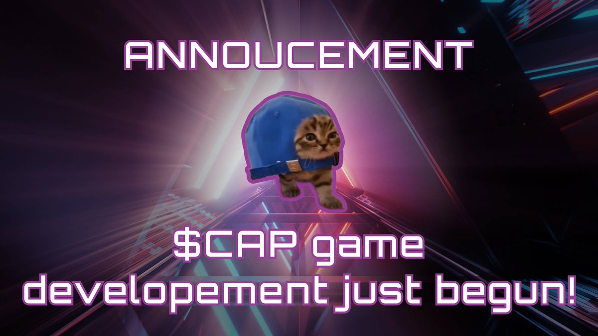 CatCapCTO's tweet photo. 🚀 In $CAP we trust! Our CTO has assembled a top-notch dev team to bring an exciting new game to life. Join us and be a part of this incredible, community-driven journey! 🎮✨ #GameOn #CAPCommunity #Web3Gaming https://t.co/TSnf5ZUuaf