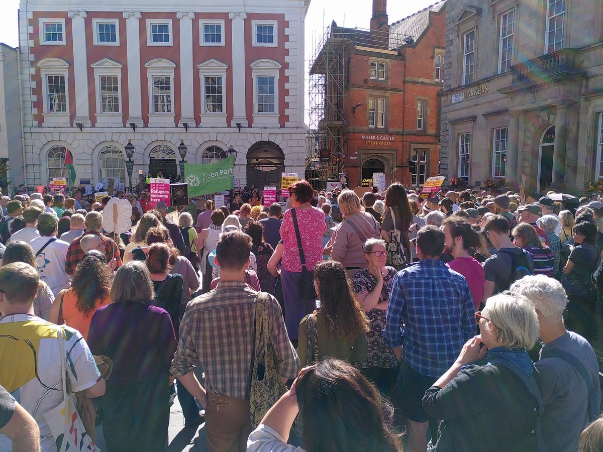Four YCE directors attended the #StandUpToRacism rally today in York. We work with many vulnerable households who will have felt a lot less safe after the events of the last weeks, and we cannot allow racial hate to go unchallenged.  Community Energy means the whole community.