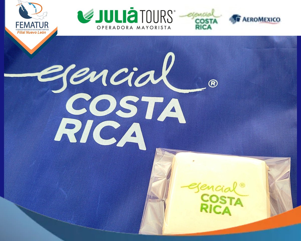 Fematur NL Presidente Baltazar Valdés, Mesa Directiva y socios presentes en el Desayuno/Capacitación del Destino de Costa Rica 🇨🇷 realizado por Juliá Tours.
Agradecemos a Lic. Mónica Alemán por la invitación.

#CostaRica
#aeromexico 
#JuliaTours
#Fematur