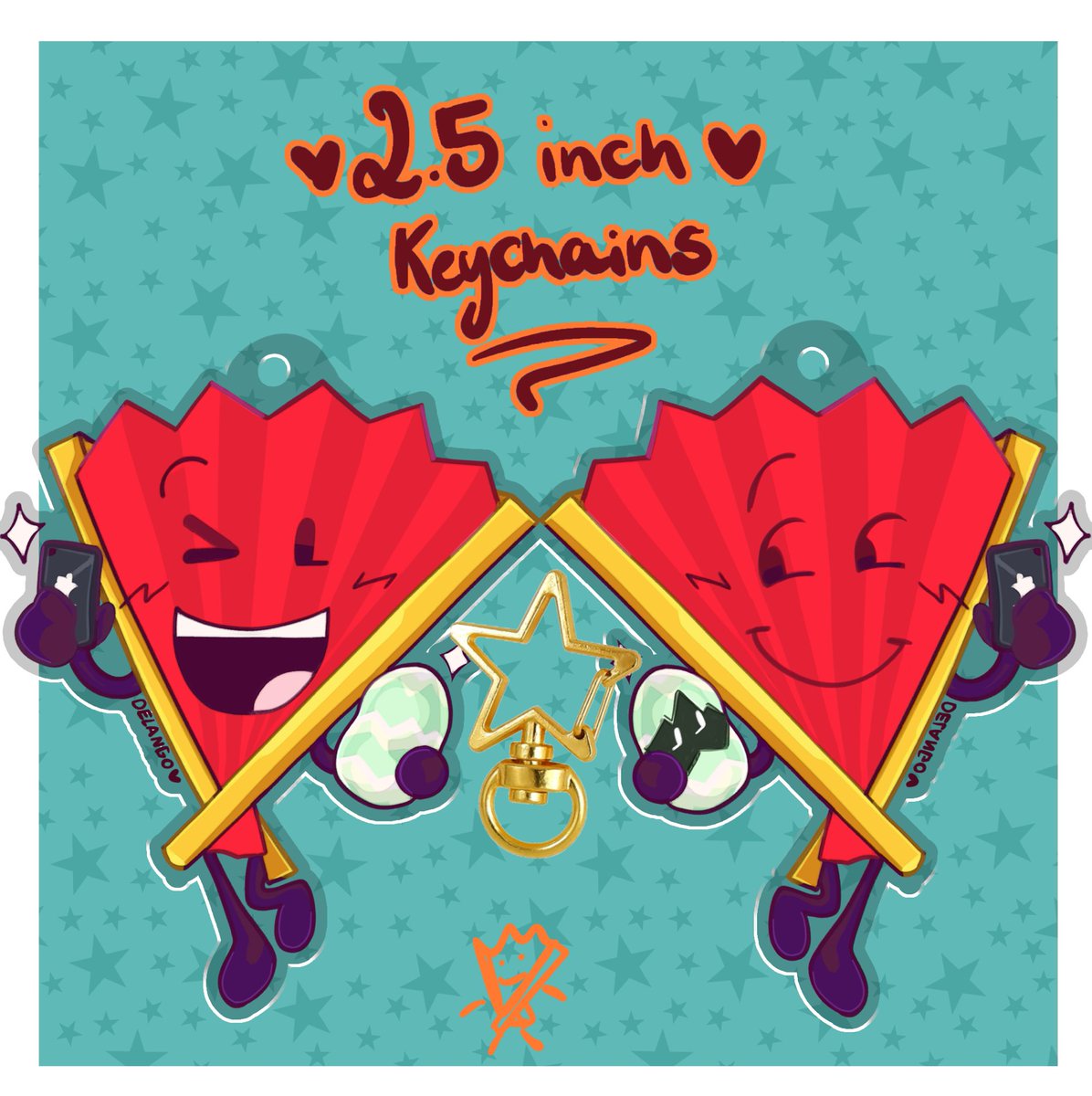 FireySwingy's tweet image. Thread of the new II keychains i added to the store (will be updated as more get finished)
#objectshowcommmunity #inanimateinsanity
-
Fan: delangodraws.etsy.com/listing/177619…