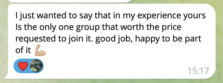 Babar_NFTs's tweet photo. I love to received message like this in my dm. 

Thank's for your support dawg. 

Happy to have you in our family https://t.co/FIEF7E6k19