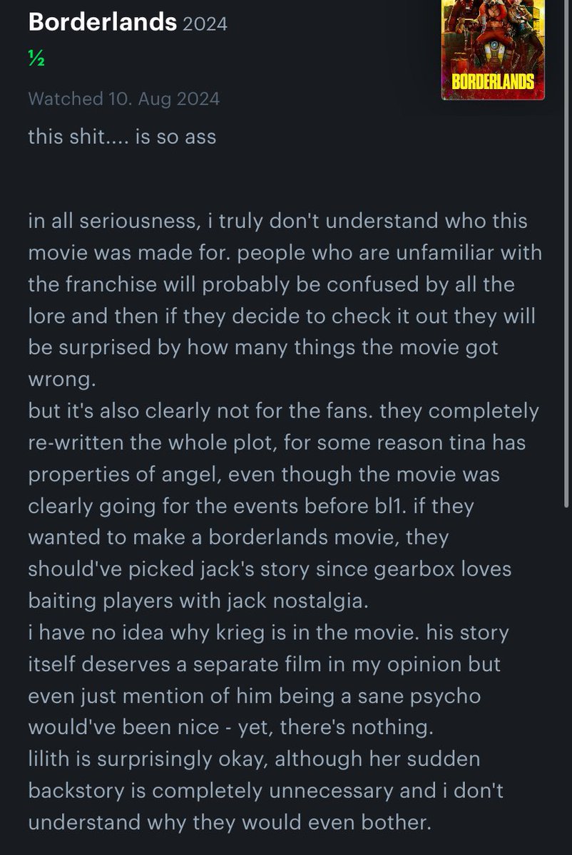 sanyacharon's tweet photo. copying my review here cause i will not be talking about it anymore <3 https://t.co/Hz2U1lN0Xq