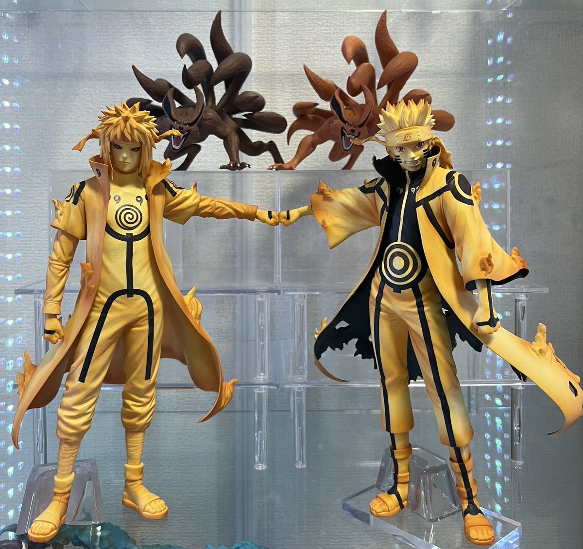 🤜繋がる思い🤛 ナルト&ミナト 行くぜ父ちゃん!!!あぁ!! 造形良すぎる