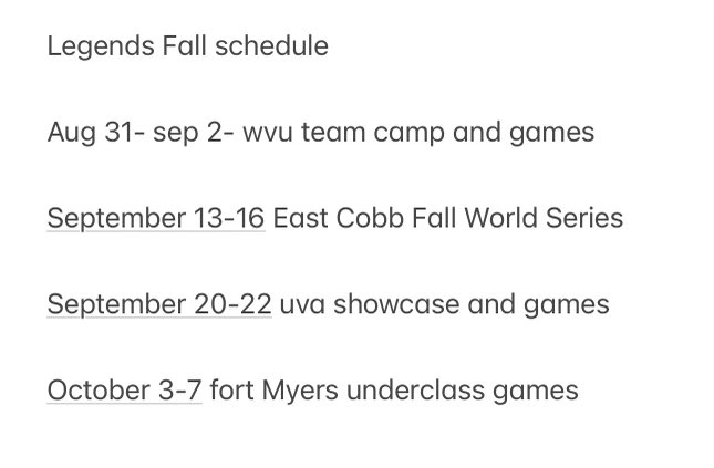 Excited to pitch in the fall for <a href="/LegendsNatl26/">Legends Scout Team</a>.