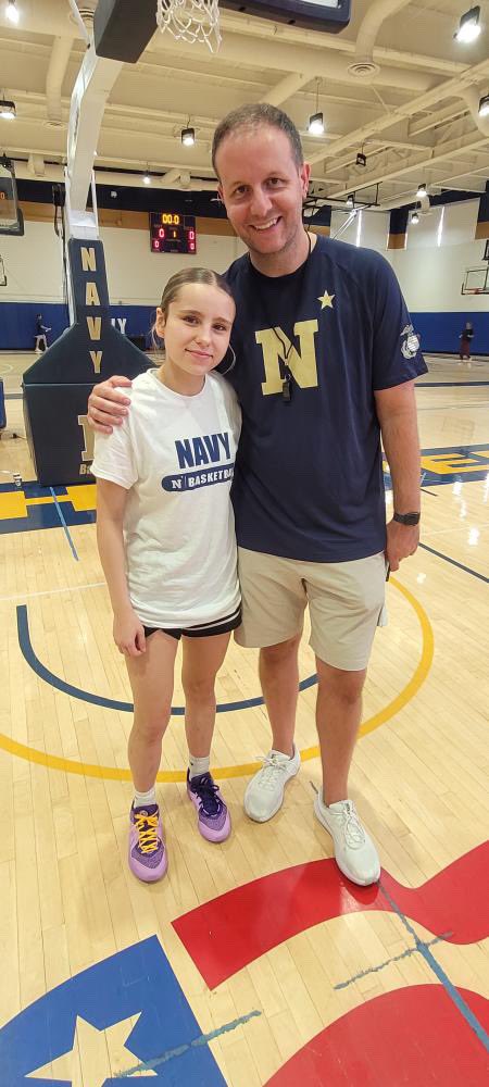 Thank you <a href="/CoachTimTaylor/">Tim Taylor</a> &amp; <a href="/NavyWBB/">Navy Women's Basketball</a> for the camp invite. I had a blast and enjoyed the camp! #GoNavyBeatArmy