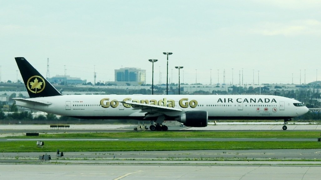 veryboeing's tweet photo. Air Canada #B777 -333(ER) 'Go Canada Go' Paris Olympic 2024 #CFITW at CYYZ https://t.co/lumkAUy60I