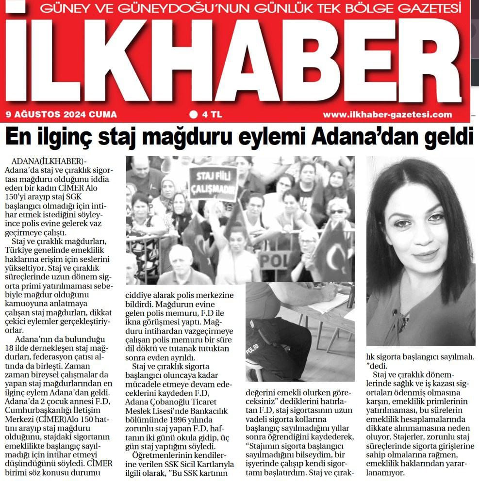 Emeğim alınterim yok Sayılamaz🥺

Haksızlığa Sessiz Kalma
#SendikalarÇırakStajyereSahipÇık