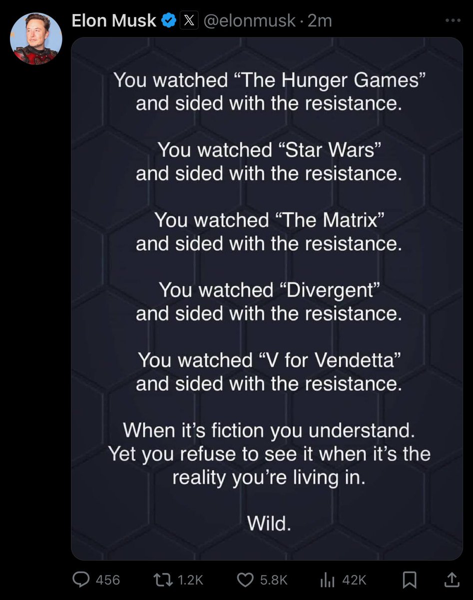 Doesn’t realize he was the bad guy in all of these