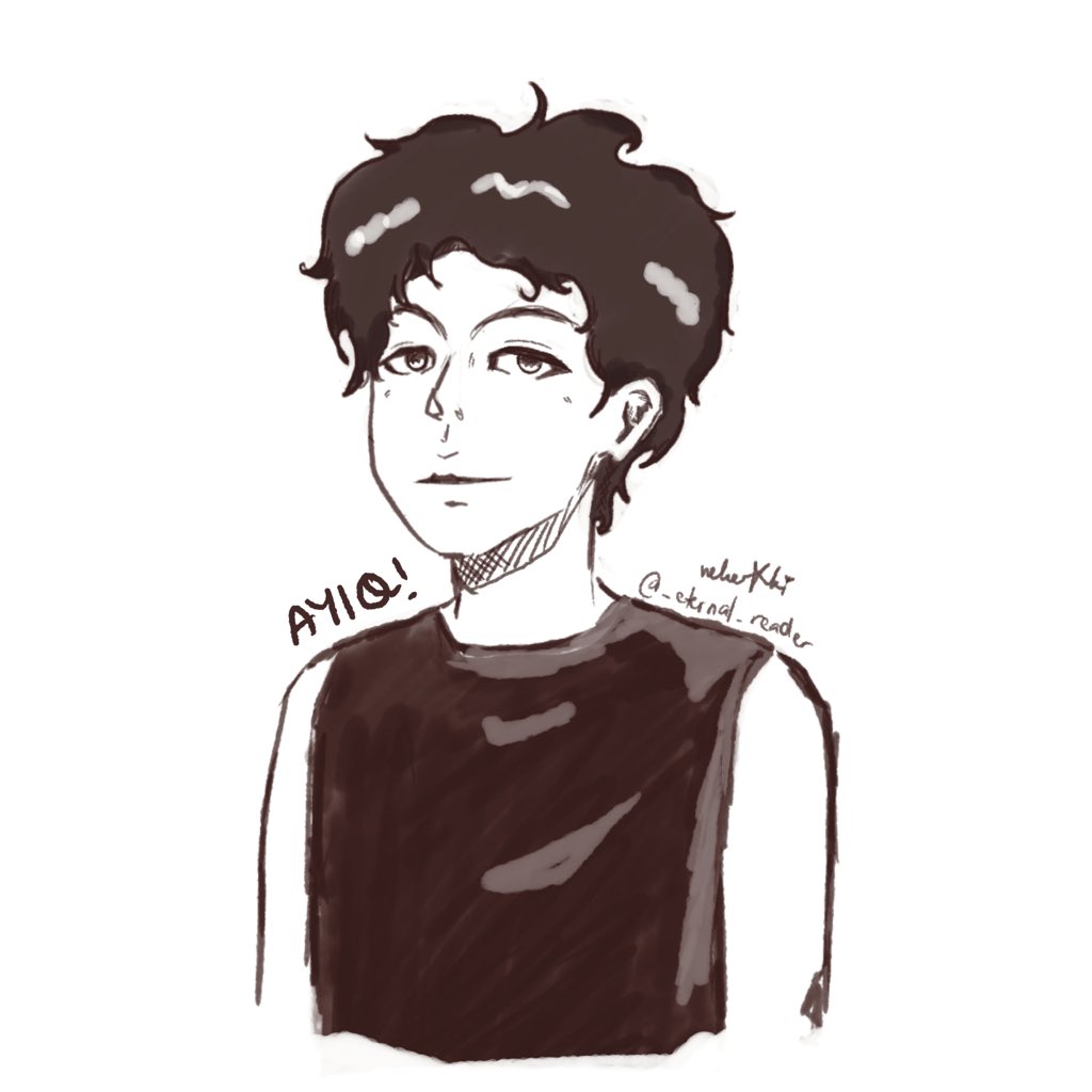 _eternal_reader's tweet photo. Late night drawing of one of my favourite characters of all time ; Fa'iq from the ajaib-gram series ! I miss him a lot actually 😭 https://t.co/sZnYQPXtEg