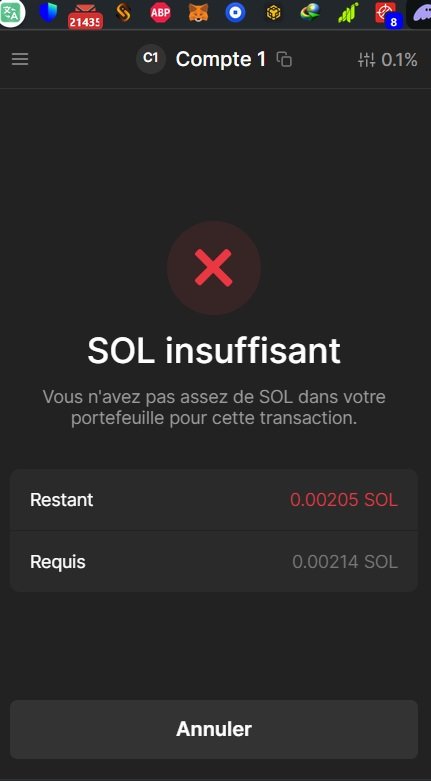GuYsf00's tweet photo. Hi everyone, my Phantom wallet holds all the money I have, and my Solana gas fees are insufficient. Could anyone please help me out? I just need less than $1 worth of Solana. If anyone could send me less than 0.01 Solana,
adresse : GvvuBbQmsUZM5vXAMzDFHJWnwHy9RVKJmF8ApXDTCaZD https://t.co/t83GS5OPc3
