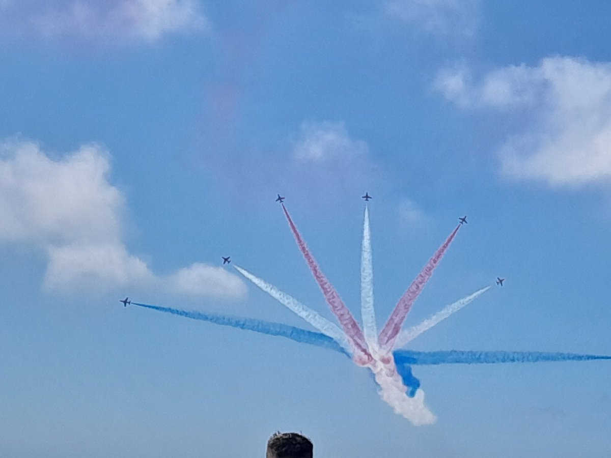 Matt Cooper (@mattcooperamb) on Twitter photo Amazing display from the <a href="/rafredarrows/">Red Arrows</a> today at #BlackpoolAirshow
Big thanks to all the <a href="/stjohnambulance/">St John Ambulance England</a> volunteers and <a href="/NWAmbulance/">North West Ambulance Service</a> staff keeping all the spectators safe. Amazing display from the <a href="/rafredarrows/">Red Arrows</a> today at #BlackpoolAirshow
Big thanks to all the <a href="/stjohnambulance/">St John Ambulance England</a> volunteers and <a href="/NWAmbulance/">North West Ambulance Service</a> staff keeping all the spectators safe.