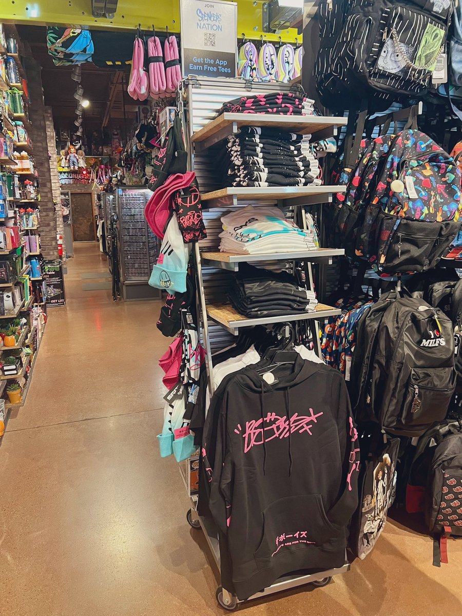 itsvictooorr's tweet photo. Decided to check out Spencer’s a day early just in case… @yeptheboys bought the whole lot.. 😁 https://t.co/MqUROWCyaH