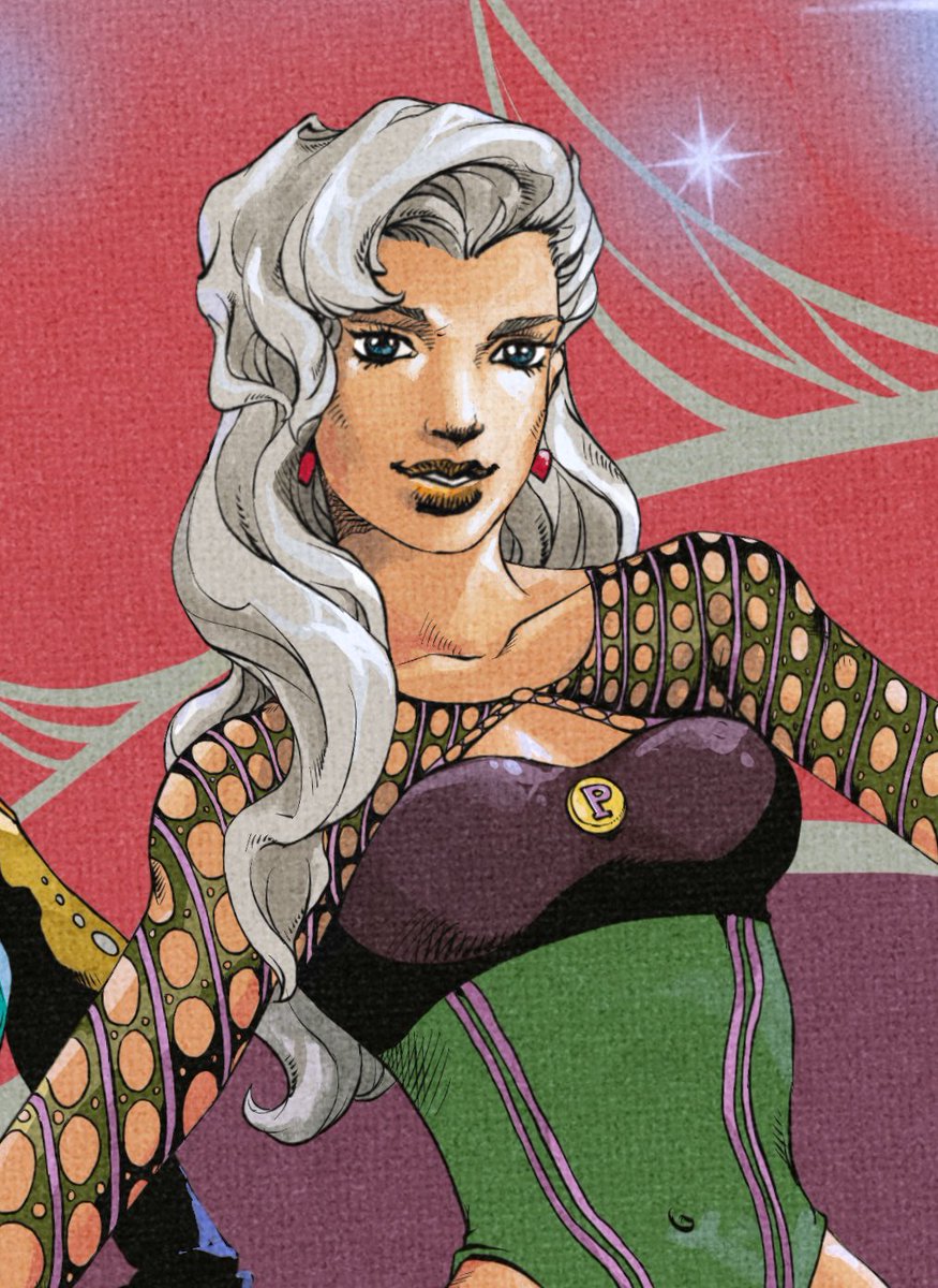 ArkNemesis5's tweet photo. Polnareff’s daughter, Valérie Marie Polnareff, and her stand, Lady Madonna 💃❣️✨ https://t.co/YBDWDn6Ie1