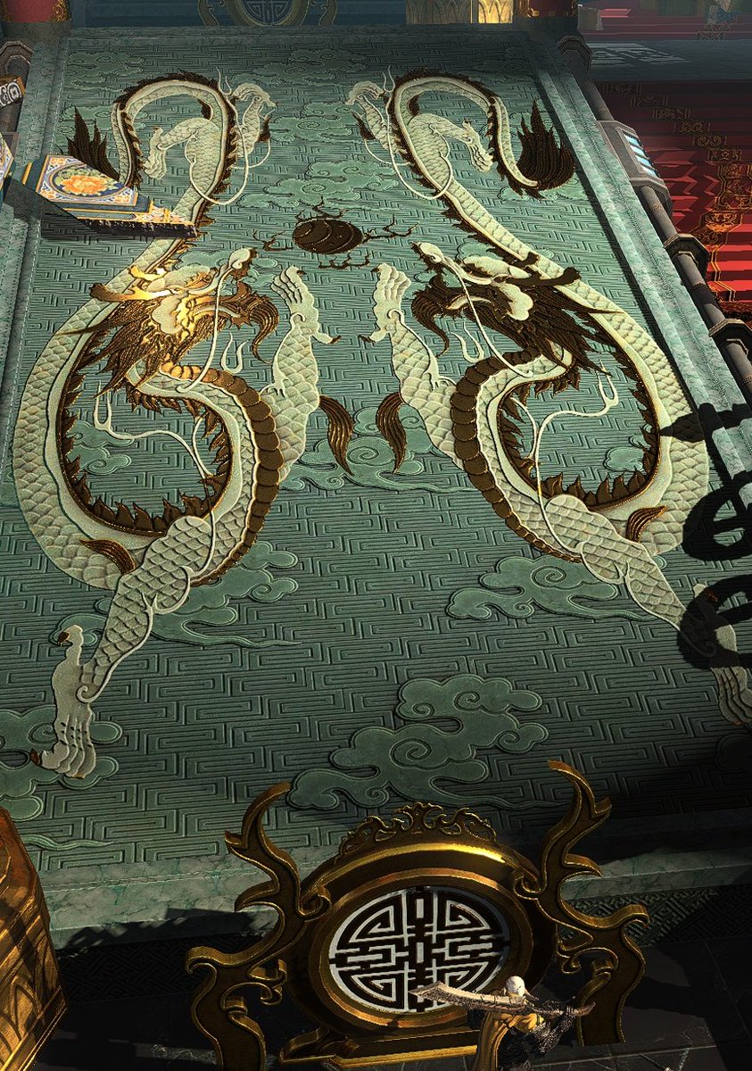 ASCIANMODE's tweet photo. The fact that I've never actually paid too much attention to the mural between the staircases in Doma Castle (because tanks love speedrunning this part) is absolutely hilarious to me because it's basically just Ludus https://t.co/9Z9EgSRq0j