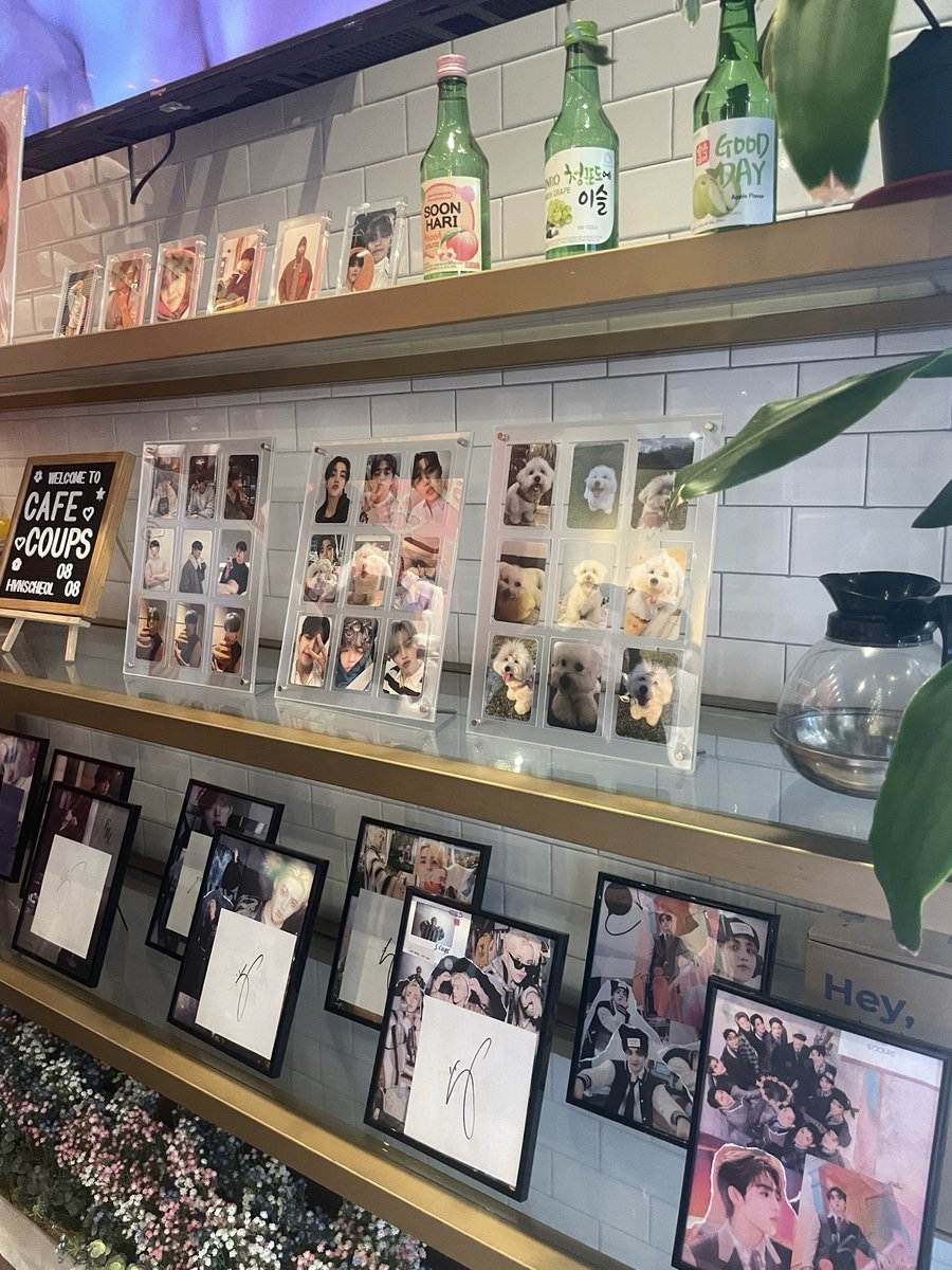 omg ran into this cup sleeve event so cute :,) (cafe coups)