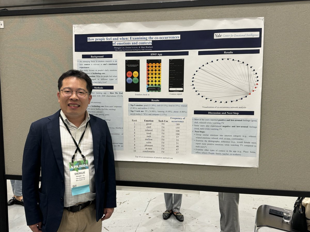Jessica Hoffmann (@jadhoffmann) on Twitter photo .<a href="/APAconvention/">APA Convention</a> Day 3! Shengjie Lin, of <a href="/YaleEmotion/">@YaleEmotion</a> presents <a href="/HowWeFeel/">The How We Feel Project</a> poster, baby Eva enjoys <a href="/APADivision10/">APA Division 10</a> poster session, & <a href="/RRPcreativity/">Dr. Roni Reiter-Palmon</a> delivers awesome Arnheim award address π₯° βyou can have everything but maybe not all at onceβ <a href="/Momademia/">Academic Mom, PhD</a> <a href="/ZoranaPsych/">Zorana Ivcevic Pringle</a> <a href="/marcbrackett/">Marc Brackett</a> .<a href="/APAconvention/">APA Convention</a> Day 3! Shengjie Lin, of <a href="/YaleEmotion/">@YaleEmotion</a> presents <a href="/HowWeFeel/">The How We Feel Project</a> poster, baby Eva enjoys <a href="/APADivision10/">APA Division 10</a> poster session, & <a href="/RRPcreativity/">Dr. Roni Reiter-Palmon</a> delivers awesome Arnheim award address π₯° βyou can have everything but maybe not all at onceβ <a href="/Momademia/">Academic Mom, PhD</a> <a href="/ZoranaPsych/">Zorana Ivcevic Pringle</a> <a href="/marcbrackett/">Marc Brackett</a>