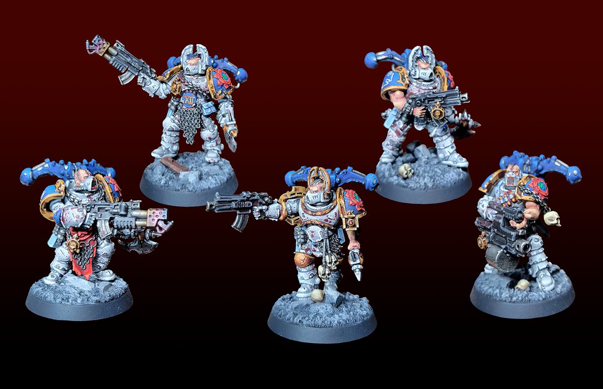 NullProfusion's tweet photo. And the remainder of my World Eater veterans.

The problem is each time I finish a squad I get a great idea for another that I simply must do. I'm making no progress towards finishing this army but having fun regardless.

#WarhammerCommunity #warhammer #warhammer40k #horusheresy https://t.co/4IwgJWObkm