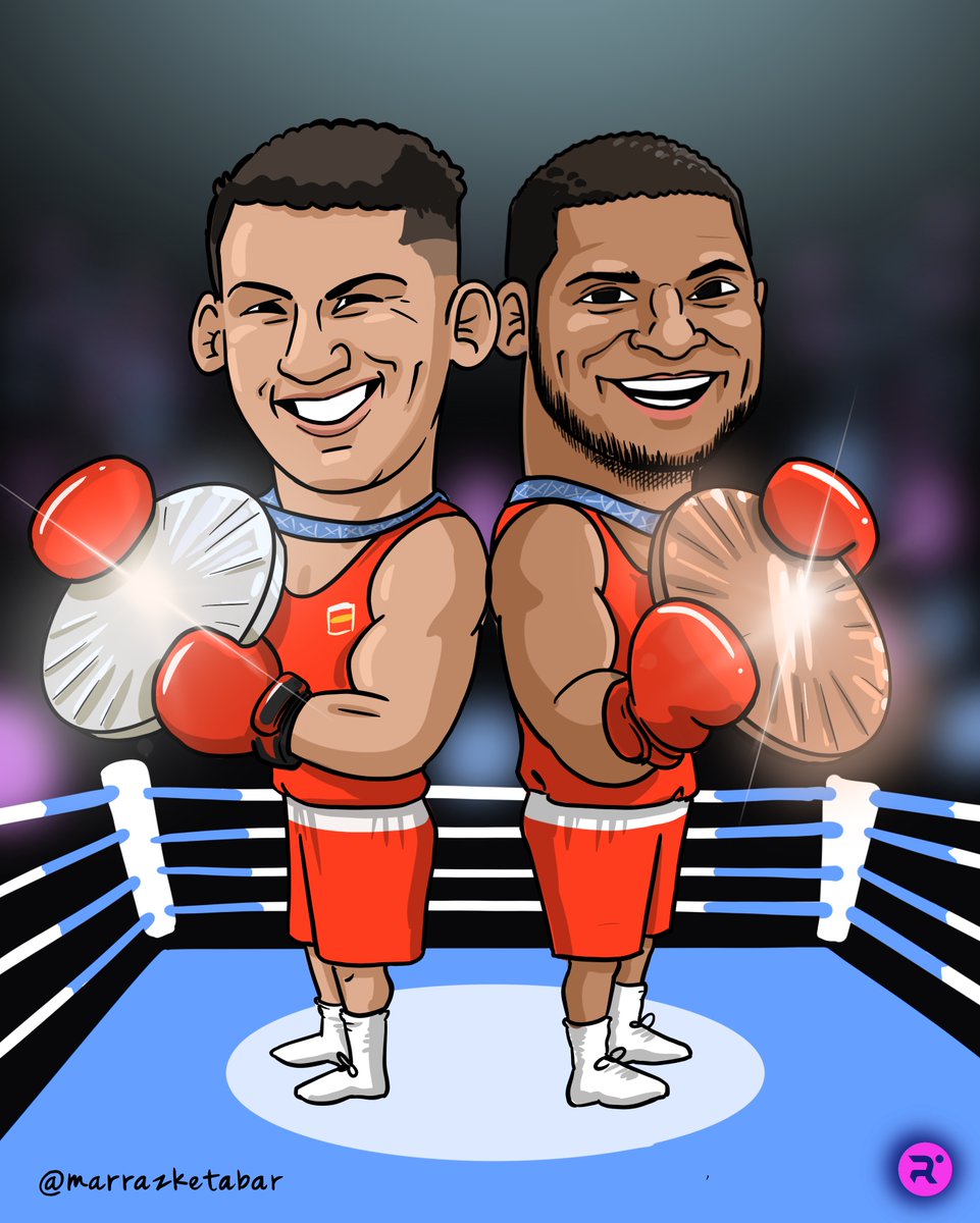 🥈 A golpe de 𝐦𝐞𝐝𝐚𝐥𝐥𝐚.

Ayoub Ghadfa suma la segunda presea de boxeo para España. 

✨ Qué grande eres.