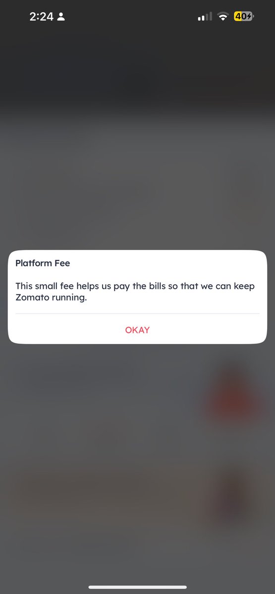 samfirstlaunch's tweet image. Yo @zomato do you think this justification really works? If I were one of you, in your core team, I’d I’ve just gotten down to just saying “to increasing profits”. Which is fair enough. 

P.S. I own kinda a lot of shares in your company. 
@DeccanHerald @NDTVProfit @EconomicTimes