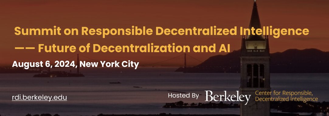 I attended the conference on the Future of Decentralization and AI hosted by <a href="/BerkeleyRDI/">UC Berkeley RDI</a>  and below are some talks I found very interesting. 

(Part 1/2, next thread will be Agents-focused!)

1/ 👇👇👇
