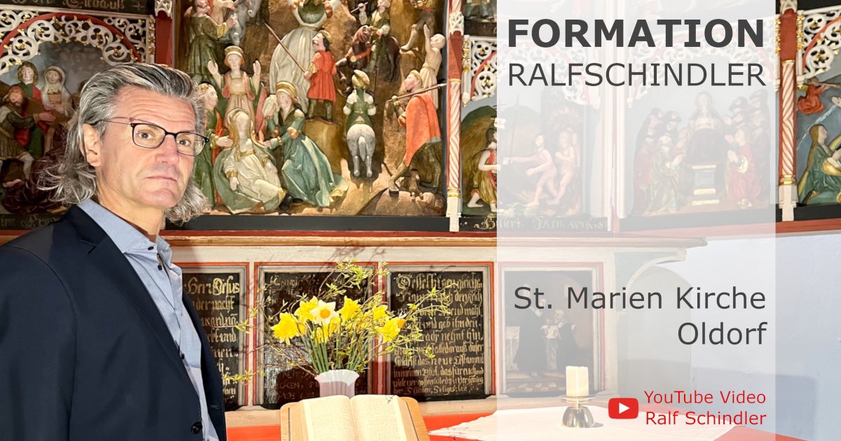 schindler_art's tweet photo. Mein neues #video auf #YouTube. In der kleinen St. Marienkirche direkt neben der #galerie spreche ich anlässlich meiner #ausstellung FORMATION. 
#ansprache #kirche #exhibition #art #abstraktemalerei #kunst 

Hier geht’s zum Video:
https://t.co/wi7dyKzUtV https://t.co/wcD31pmSxg