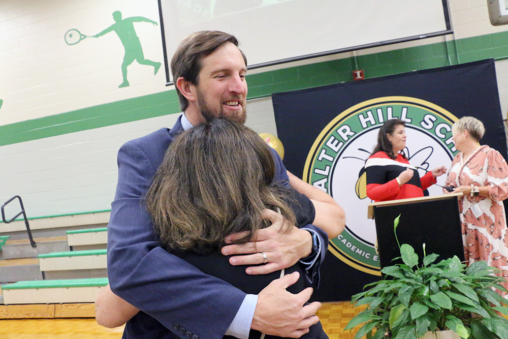 PHOTO GALLERY (5 of 5): Walter Hill School celebrates 100th anniversary

The school opened in 1924 and has changed grade structures many times.  Alumni, current students and teachers old and new gathered Aug. 10 to celebrate the school's rich history.

<a href="/school_walter/">Walter Hill School</a>