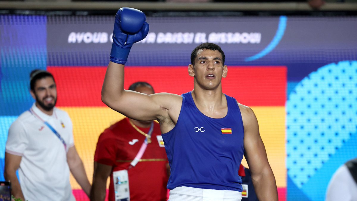 🥊Boxeo l #JuegosOlímpicos

Ayoub Ghadfa🇪🇦 🥈𝐒𝐔𝐁𝐂𝐀𝐌𝐏𝐄𝐎𝐍 𝐎𝐋𝐈𝐌𝐏𝐈𝐂𝐎𝐎𝐎𝐎 𝐄𝐍 𝐁𝐎𝐗𝐄𝐎 🥈

🔸El español no ha podido ante el mejor del peso, enorme torneo con esa plata olímpica ¡GRANDE AYOUB!