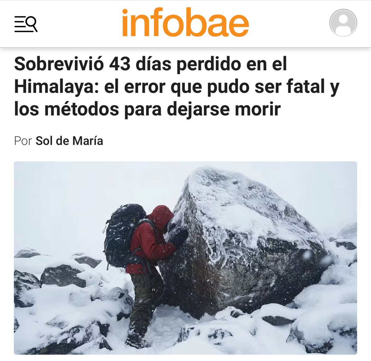 Que Alberto no entre al portal de Infobae.