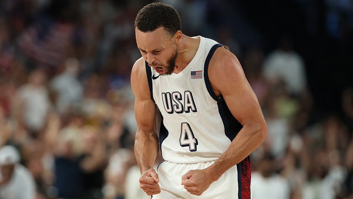 matbabiarz's tweet photo. Steph Curry w Finale Igrzysk Olimpijskich 2024:
⏰ 30 minut
👌 24 punkty
🔥 8/12 za trzy punkty
🤝 5 asyst
🫱 2 przechwyty

Kolejny legendarny występ wybitnego zawodnika.