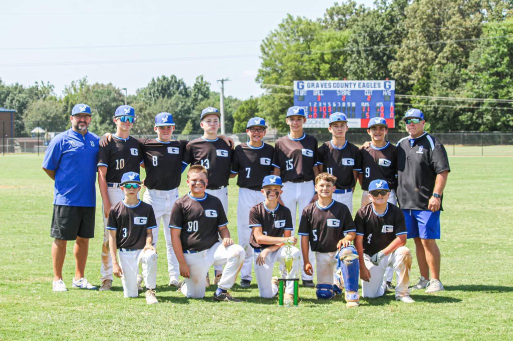 🏆Champs🏆
 
The 8th grade Eagles beat Lyon County 9-0 and then McCracken County 11-5 to win the GCMS Pre-Season Tournament. #AAIT #GDTBAE #FuturesBright