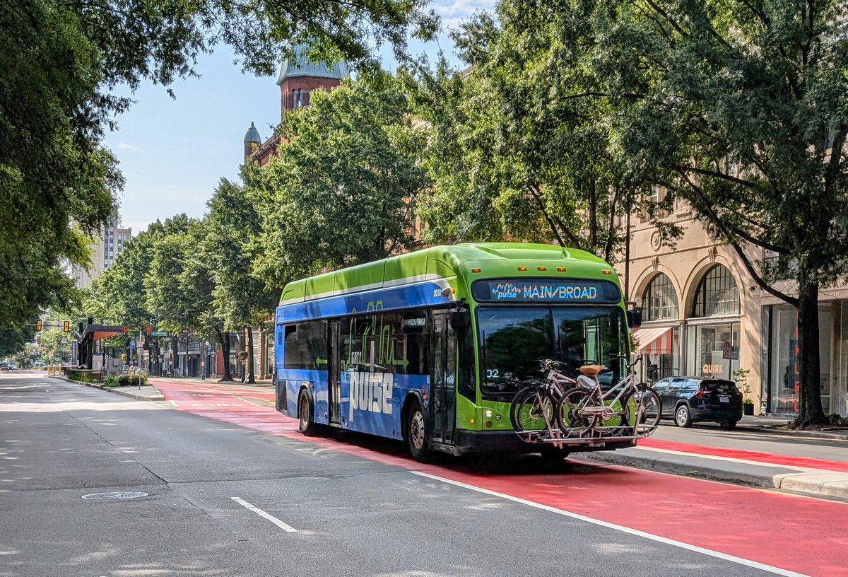 Always good to see the <a href="/GRTCPulse/">GRTC Pulse</a>! Full bike rack this morning.