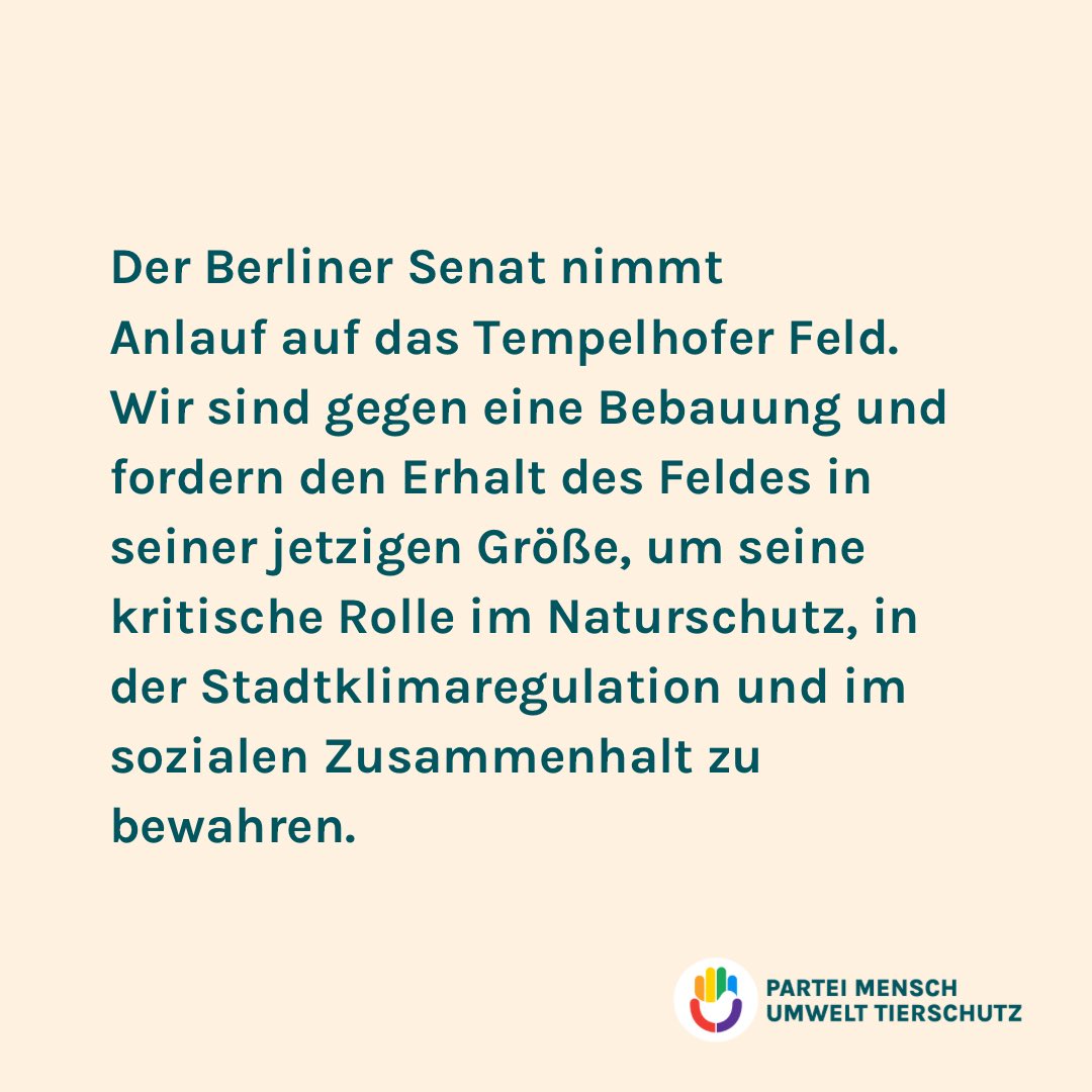 TspLvBerlin's tweet photo. Mit uns gibt’s keine Bebauung auf dem Tempelhofer Feld! 🏞️
Bist du dabei? Dann werde jetzt Mitglied:
🔗 https://t.co/9Fdjp8k9Hu https://t.co/H8k8TLMApH