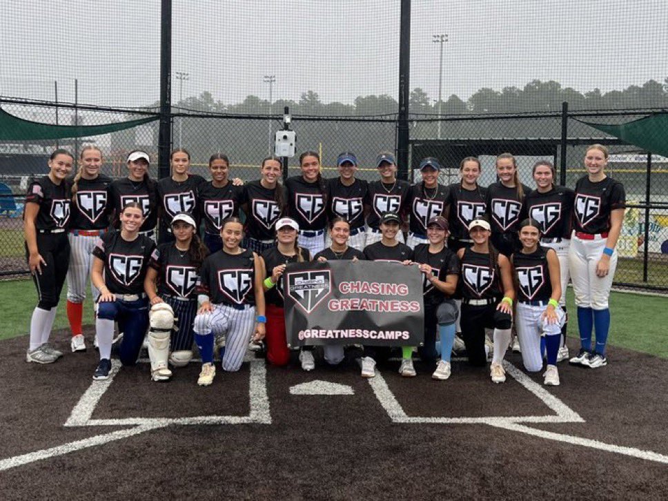Brooke McHale (@b_mchale2025) on Twitter photo Had a great time at the Chasing Greatness Camp. Thank you for hosting a camp that was both informative and fun. Happy to play in the all-star game! <a href="/GreatnessCamps/">Chasing Greatness</a> <a href="/UnityNewJersey/">New Jersey Unity</a> <a href="/ALLNJSoftball/">NJ softball</a> <a href="/SBRRetweets/">Softball Recruiting Reposts</a> Had a great time at the Chasing Greatness Camp. Thank you for hosting a camp that was both informative and fun. Happy to play in the all-star game! <a href="/GreatnessCamps/">Chasing Greatness</a> <a href="/UnityNewJersey/">New Jersey Unity</a> <a href="/ALLNJSoftball/">NJ softball</a> <a href="/SBRRetweets/">Softball Recruiting Reposts</a>