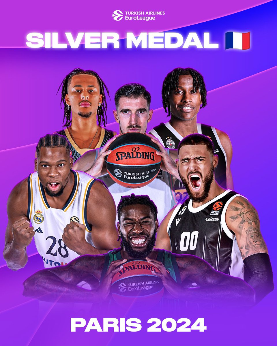 EuroLeague's tweet photo. It’s 🥈 for the hosts, congrats @FRABasketball  👏 https://t.co/b9jI4t0Vu7