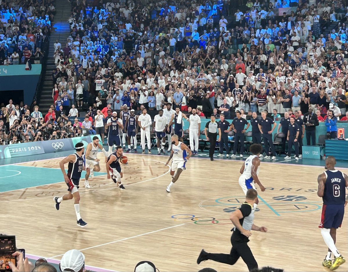 CEOAdam's tweet photo. Steph Curry was absolutely on fire with just two minutes left at the end of Q4 and when the lead was only a few points. His heroics gave Team USA a win by 11. A very exciting game. The Gold goes to USA. https://t.co/2MTs9iuqpU