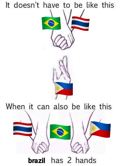 🇧🇷🤝🇹🇭🤝🇵🇭