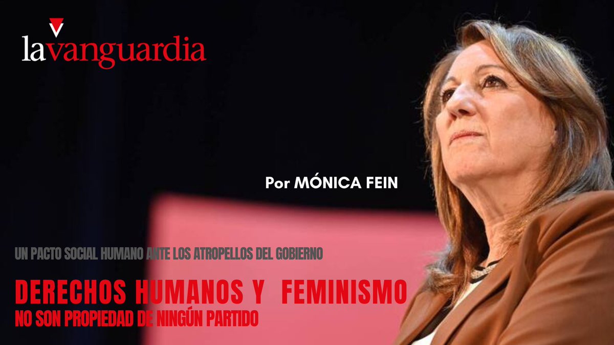 LaVanguardiaArg's tweet photo. El gobierno atropella las políticas contra la violencia de género y por los derechos humanos.

La presidenta del @ps_argentina @MonicaFein  propone un pacto humano para transformar con austeridad y transparencia.

https://t.co/pCEmbQqzuK https://t.co/2ASdUJ6TxF