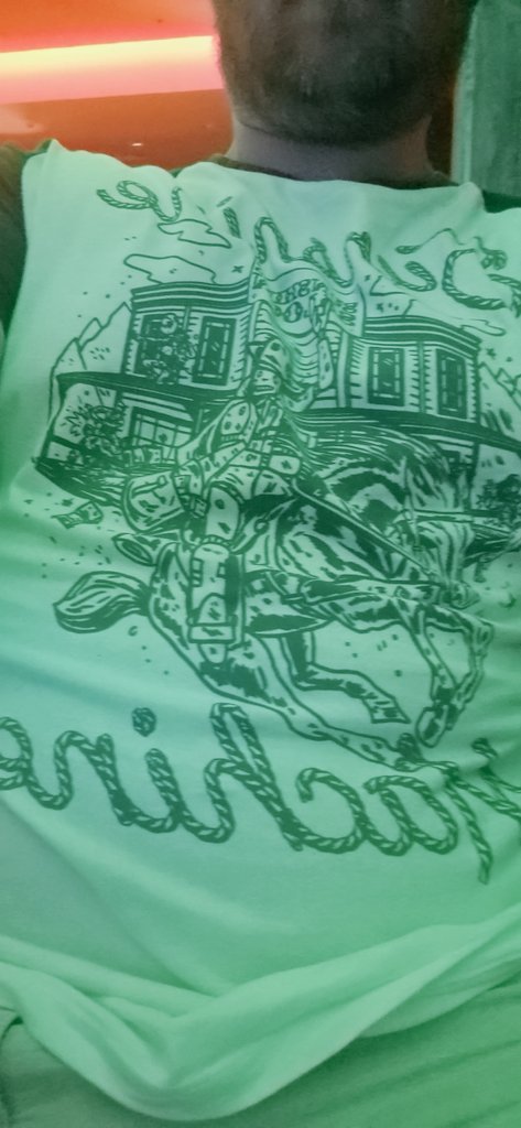 MrFieldsend's tweet image. In Lanzarote, enjoying the sunshine! There is only 1 shirt I could wear tonight! #SunshineMachine @PureTKC @ChuckMambo